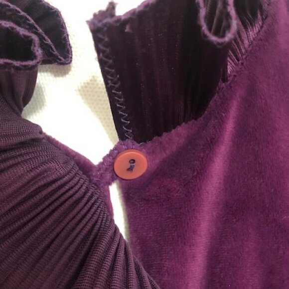Jack Fuller For Jardine Ltd. Vintage Purple Long Plush Robe - Picture 7 of 9